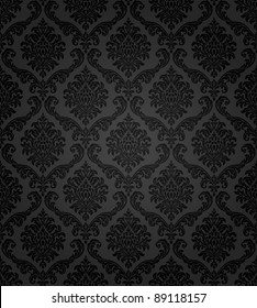 Seamless Damask Wallpaper