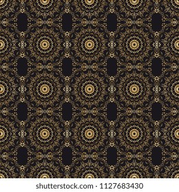 Seamless damask wallpaper pattern. Seamless floral ornament on background. Pattern for your design interior. Wallpaper pattern