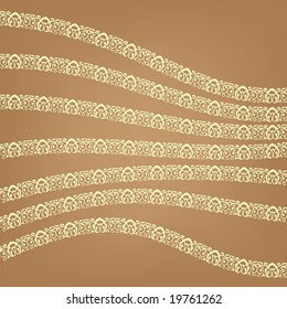 Seamless Damask wallpaper / vector swirl