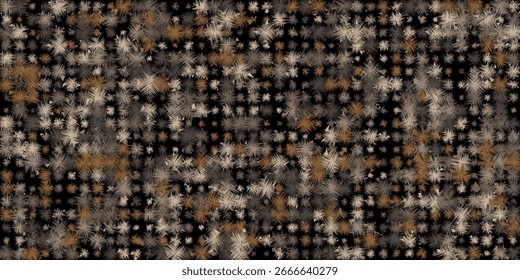 plano de fundo escuro e sem costura preenchido com um padrão denso e repetitivo de formas pontiagudas e abstratas.