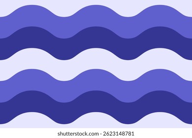Seamless dark blue and purple wave pattern. Great for ocean, abstract, or modern textile designs.

