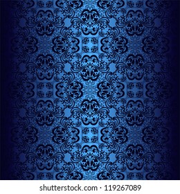 Seamless dark blue wallpaper.