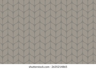 Seamless dark gray knitting pattern with stylized loop texture. Ideal for fabric backgrounds, cozy winter design, or minimal fashion projects.

