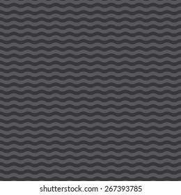 Seamless dark gray op art rounded zigzag pattern vector