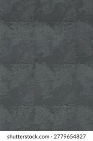 Seamless Dark Gray Rough Stone Concrete Texture - Weathered Cracked Grunge Wall Background with Peeling Paint Effect for Graphic Design, Digital Paper and 3D Rendering
