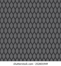 Seamless dark gray stripes and net pattern vector