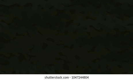 Seamless dark green camouflage pattern. Repeating military clothing texture.