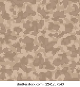 Seamless Dark Monochrome Graphic Combat Print.  Khaki Repeated Graphic Vector Army Texture. Green Seamless Grunge Geometric Soldier Fabric. Desert Digital Camo Textile. 