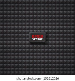 Seamless dark triangle pattern. Vector illustration