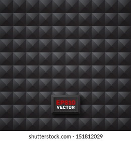 Seamless dark triangle pattern. Vector illustration