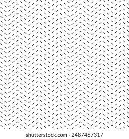 Seamless dashed pattern. Black and white design. Minimalistic vector texture.