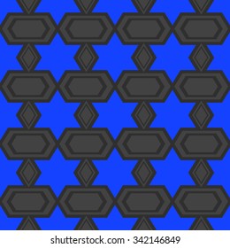 Seamless david star pattern