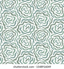 Seamless dazzle vector pattern khaki with roses, camouflage. Geometrical texture modern cute background.