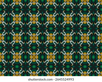 Modelo de Decoração Sem Costura Gráfico Digital Perspectiva Simétrica Interior Geométrica Design Têxtil Luxo Textura Tecido Têxtil Sem Fim Visual Pano Papel de Parede Arte Forma Moda Padrão de Fundo.