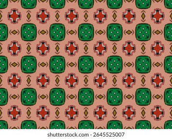 Modelo de Decoração Sem Costura Gráfico Digital Perspectiva Simétrica Interior Geométrica Design Têxtil Luxo Textura Tecido Têxtil Sem Fim Visual Pano Papel de Parede Arte Forma Moda Padrão de Fundo.