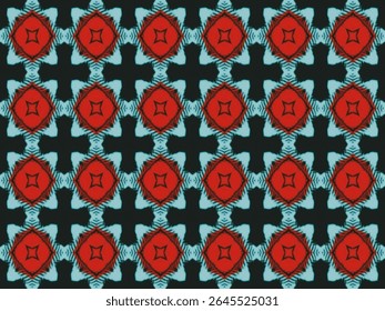 Modelo de Decoração Sem Costura Gráfico Digital Perspectiva Simétrica Interior Geométrica Design Têxtil Luxo Textura Tecido Têxtil Sem Fim Visual Pano Papel de Parede Arte Forma Moda Padrão de Fundo.