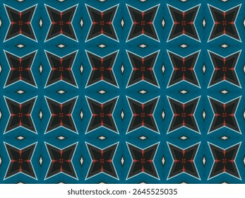 Modelo de Decoração Sem Costura Gráfico Digital Perspectiva Simétrica Interior Geométrica Design Têxtil Luxo Textura Tecido Têxtil Sem Fim Visual Pano Papel de Parede Arte Forma Moda Padrão de Fundo.