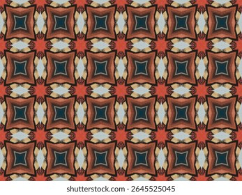 Modelo de Decoração Sem Costura Gráfico Digital Perspectiva Simétrica Interior Geométrica Design Têxtil Luxo Textura Tecido Têxtil Sem Fim Visual Pano Papel de Parede Arte Forma Moda Padrão de Fundo.