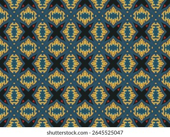 Modelo de Decoração Sem Costura Gráfico Digital Perspectiva Simétrica Interior Geométrica Design Têxtil Luxo Textura Tecido Têxtil Sem Fim Visual Pano Papel de Parede Arte Forma Moda Padrão de Fundo.