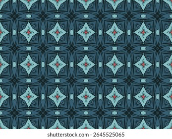 Modelo de Decoração Sem Costura Gráfico Digital Perspectiva Simétrica Interior Geométrica Design Têxtil Luxo Textura Tecido Têxtil Sem Fim Visual Pano Papel de Parede Arte Forma Moda Padrão de Fundo.