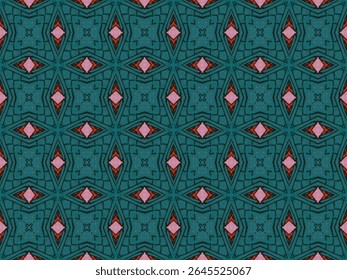 Modelo de Decoração Sem Costura Gráfico Digital Perspectiva Simétrica Interior Geométrica Design Têxtil Luxo Textura Tecido Têxtil Sem Fim Visual Pano Papel de Parede Arte Forma Moda Padrão de Fundo.