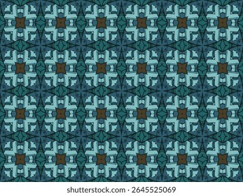 Modelo de Decoração Sem Costura Gráfico Digital Perspectiva Simétrica Interior Geométrica Design Têxtil Luxo Textura Tecido Têxtil Sem Fim Visual Pano Papel de Parede Arte Forma Moda Padrão de Fundo.