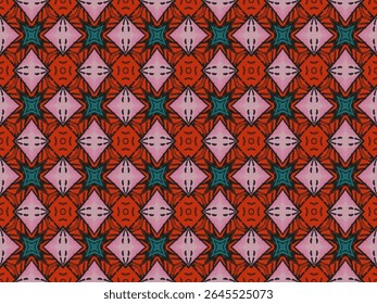 Modelo de Decoração Sem Costura Gráfico Digital Perspectiva Simétrica Interior Geométrica Design Têxtil Luxo Textura Tecido Têxtil Sem Fim Visual Pano Papel de Parede Arte Forma Moda Padrão de Fundo.