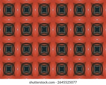 Modelo de Decoração Sem Costura Gráfico Digital Perspectiva Simétrica Interior Geométrica Design Têxtil Luxo Textura Tecido Têxtil Sem Fim Visual Pano Papel de Parede Arte Forma Moda Padrão de Fundo.