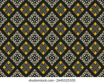 Modelo de Decoração Sem Costura Gráfico Digital Perspectiva Simétrica Interior Geométrica Design Têxtil Luxo Textura Tecido Têxtil Sem Fim Visual Pano Papel de Parede Arte Forma Moda Padrão de Fundo.