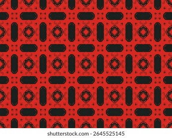 Modelo de Decoração Sem Costura Gráfico Digital Perspectiva Simétrica Interior Geométrica Design Têxtil Luxo Textura Tecido Têxtil Sem Fim Visual Pano Papel de Parede Arte Forma Moda Padrão de Fundo.