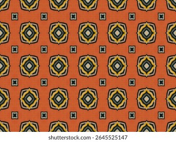 Modelo de Decoração Sem Costura Gráfico Digital Perspectiva Simétrica Interior Geométrica Design Têxtil Luxo Textura Tecido Têxtil Sem Fim Visual Pano Papel de Parede Arte Forma Moda Padrão de Fundo.