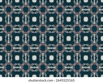 Modelo de Decoração Sem Costura Gráfico Digital Perspectiva Simétrica Interior Geométrica Design Têxtil Luxo Textura Tecido Têxtil Sem Fim Visual Pano Papel de Parede Arte Forma Moda Padrão de Fundo.