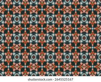 Modelo de Decoração Sem Costura Gráfico Digital Perspectiva Simétrica Interior Geométrica Design Têxtil Luxo Textura Tecido Têxtil Sem Fim Visual Pano Papel de Parede Arte Forma Moda Padrão de Fundo.