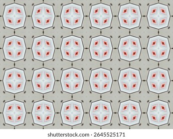 Modelo de Decoração Sem Costura Gráfico Digital Perspectiva Simétrica Interior Geométrica Design Têxtil Luxo Textura Tecido Têxtil Sem Fim Visual Pano Papel de Parede Arte Forma Moda Padrão de Fundo.