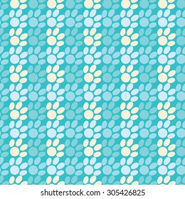 Seamless decorative background with cats
