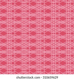 Seamless decorative background with geometric shapes
