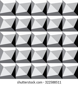 Seamless decorative background with geometric shapes