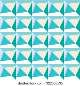 Seamless decorative background with geometric shapes
