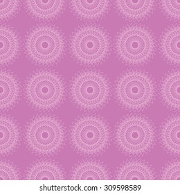 Seamless decorative background of linear geometric shapes
