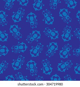 Seamless decorative background with monkeys