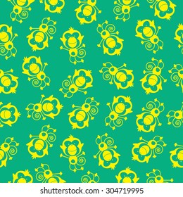 Seamless decorative background with monkeys