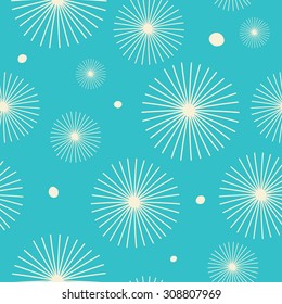 Seamless decorative background with snowflakes