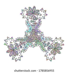 Seamless decorative background. Vector illustration. Doodles. Can be used for cards, invitations, save the date cards and many more. On gray, white and neutral colors.