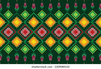 Seamless Decorative Boho Ancient Hand Drawn Ethnic Pattern. ethnic tribal borders,tribal seamless pattern