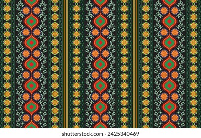 Seamless Decorative Boho Ancient Hand Drawn Ethnic Pattern. ethnic tribal borders,tribal seamless pattern