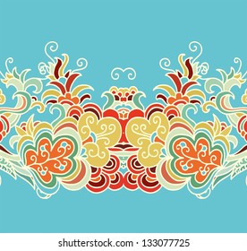 seamless decorative border decor