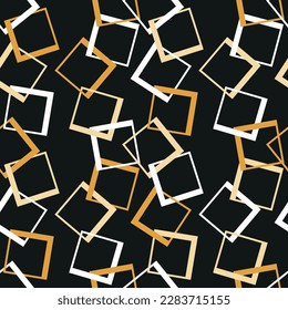 Seamless decorative chain pattern. Vector Illustration.