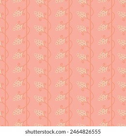 Seamless decorative elegant pattern in pastel colors. Print for textile, wallpaper, covers, surface. For fashion fabric. Retro stylization.