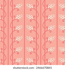 Seamless decorative elegant pattern in pastel colors. Print for textile, wallpaper, covers, surface. For fashion fabric. Retro stylization.