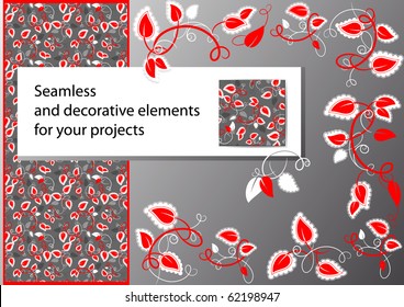 Seamless and decorative elements for your projects